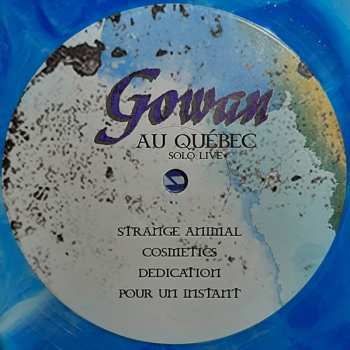 LP Gowan: Gowan Au Québec Solo Live CLR | LTD