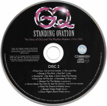 2CD GQ: Standing Ovation (The Story Of GQ And The Rhythm Makers 1974-1982)