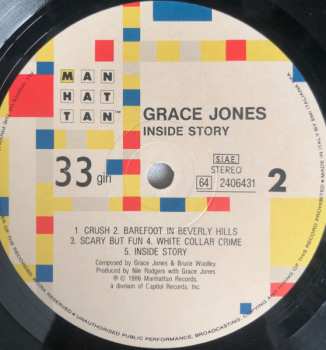 LP Grace Jones: Inside Story