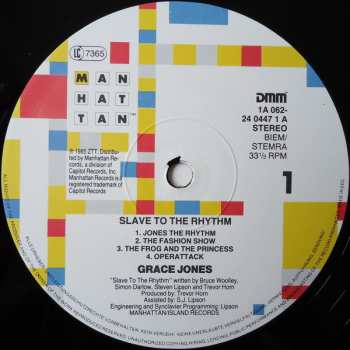 LP Grace Jones: Slave To The Rhythm