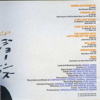 CD Grace Jones: Warm Leatherette
