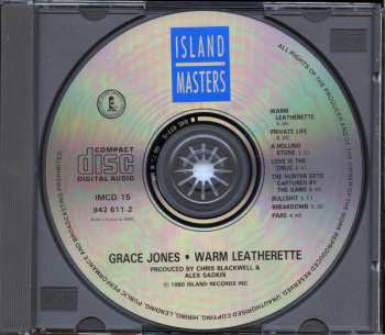 CD Grace Jones: Warm Leatherette