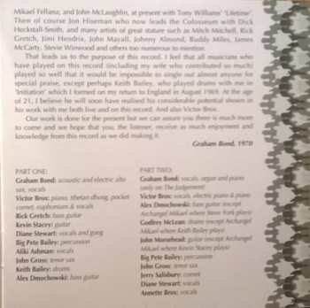 CD Graham Bond: Holy Magick / We Put Our Magick On You