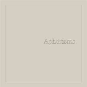 CD Graham Lambkin: Aphorisms