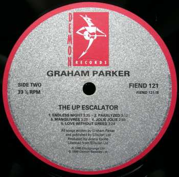 LP Graham Parker And The Rumour: The Up Escalator