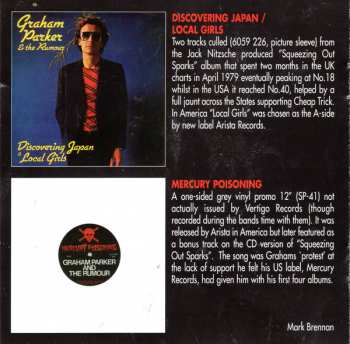 CD Graham Parker And The Rumour: The Vertigo Records Singles Collection