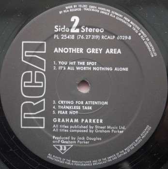 LP Graham Parker: Another Grey Area