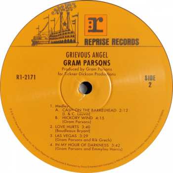 LP Gram Parsons: Grievous Angel