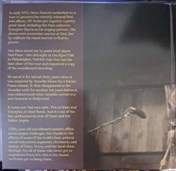 2LP Gram Parsons & The Fallen Angels: The Last Roundup (Live From The Bijou Café In Philadelphia, 3/16/73) LTD