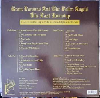 2LP Gram Parsons & The Fallen Angels: The Last Roundup (Live From The Bijou Café In Philadelphia, 3/16/73) LTD