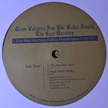 2LP Gram Parsons & The Fallen Angels: The Last Roundup (Live From The Bijou Café In Philadelphia, 3/16/73) LTD