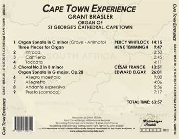 CD Grant Brasler: Cape Town Experience