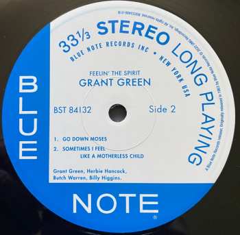LP Grant Green: Feelin' The Spirit