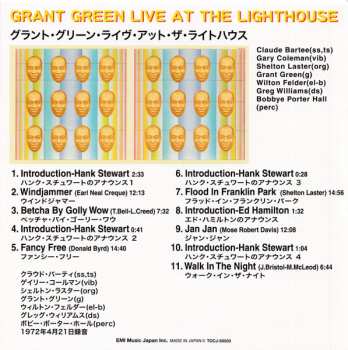 CD Grant Green: Live At The Lighthouse