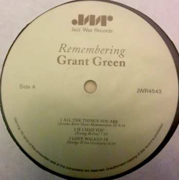 LP Grant Green: Remembering LTD