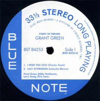 LP Grant Green: Street Of Dreams