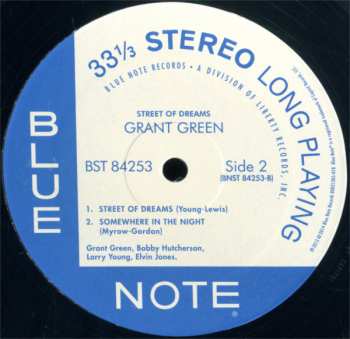 LP Grant Green: Street Of Dreams