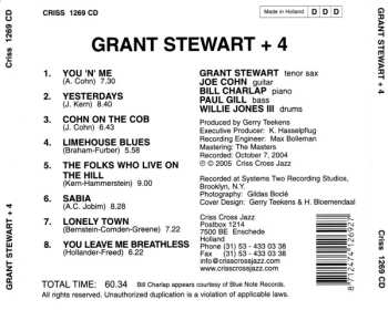 CD Grant Stewart: Grant Stewart + 4