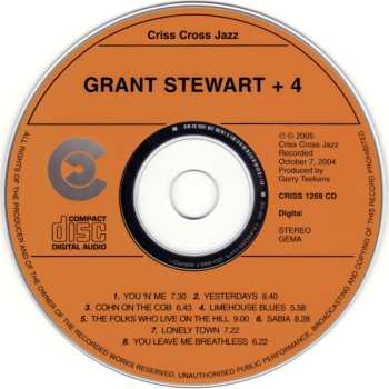 CD Grant Stewart: Grant Stewart + 4