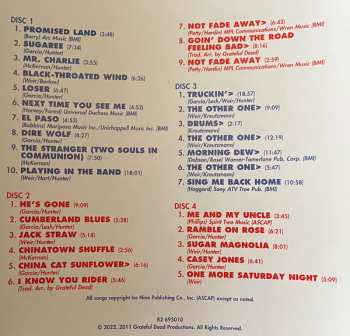 4CD The Grateful Dead: Lyceum Theatre London • England 5/26/72