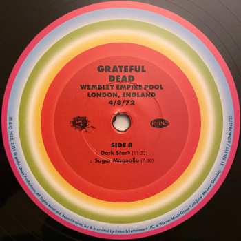 5LP/Doos The Grateful Dead: Wembley Empire Pool, London, England 4/8/72 LTD