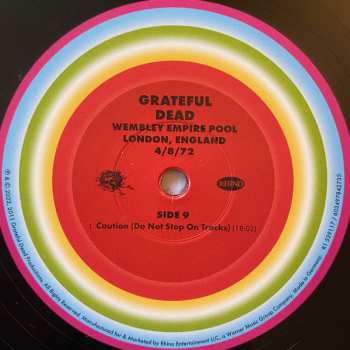 5LP/Doos The Grateful Dead: Wembley Empire Pool, London, England 4/8/72 LTD
