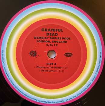 5LP/Doos The Grateful Dead: Wembley Empire Pool, London, England 4/8/72 LTD