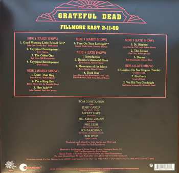 3LP The Grateful Dead: Fillmore East 2-11-69 LTD