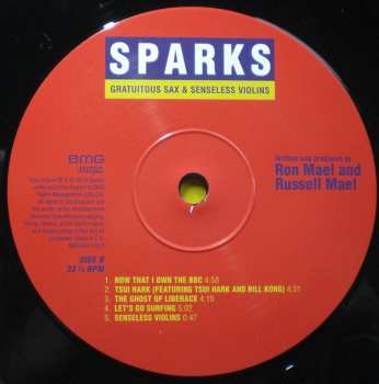 LP Sparks: Gratuitous Sax & Senseless Violins