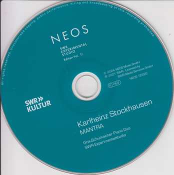 CD Karlheinz Stockhausen: Mantra