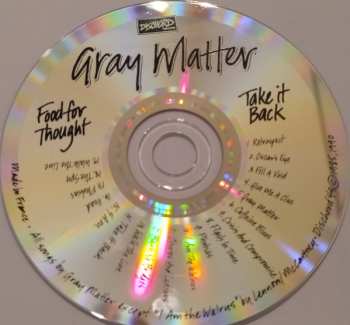 CD Gray Matter: Food For Thought & Take It Back