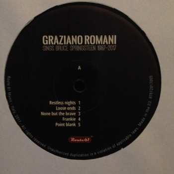 LP Graziano Romani: Sings Bruce Springsteen 1987-2017