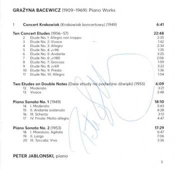CD Peter Jablonski: Piano Works