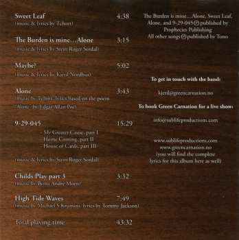 CD Green Carnation: The Acoustic Verses