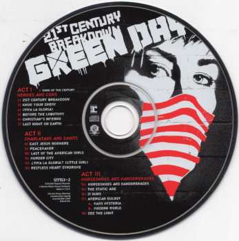 CD/3EP Green Day: 21st Century Breakdown