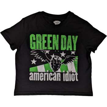 Merch Green Day: Dames Crop Top American Idiot Wings