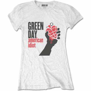 Merch Green Day: Dames T-shirt American Idiot 