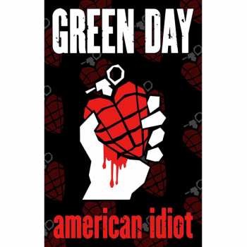 Merch Green Day: Textielposter American Idiot