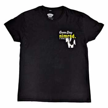 Merch Green Day: Green Day Unisex T-shirt: Nimrod Breast Print (back Print) (small) S