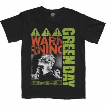 Merch Green Day: Tričko Warning  S