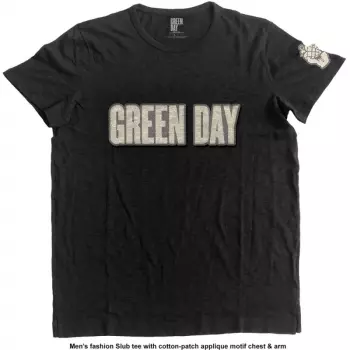 Geborduurd T-shirt Logo Green Day & Grenade 
