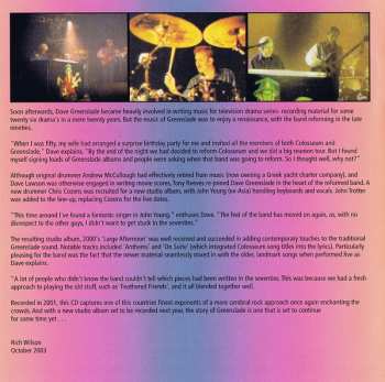 CD Greenslade: The Full Edition - Live 2001