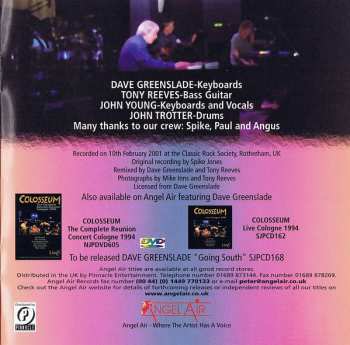 CD Greenslade: The Full Edition - Live 2001