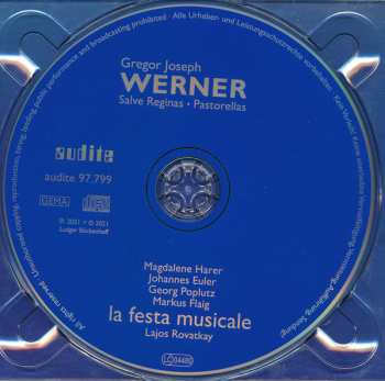 CD Gregor Joseph Werner: Salve Reginas • Pastorellas