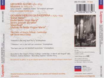 CD The King's College Choir Of Cambridge: Miserere / Stabat Mater / Litaniae De Beata Virgine Maria