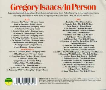 2CD Gregory Isaacs: In Person