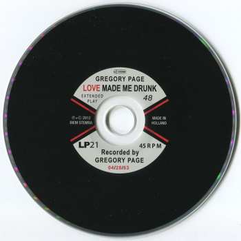 CD Gregory Page: Love Made Me Drunk