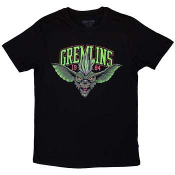 Merch Gremlins: T-shirt Stripe 1984 Green Logo Gremlins