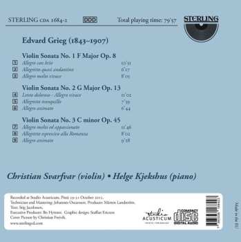 CD Edvard Grieg: Violin Sonatas