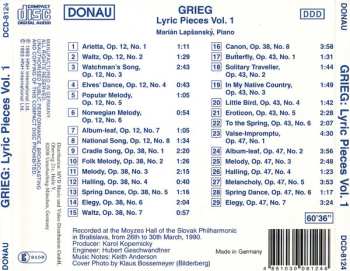 CD Edvard Grieg: Lyric Pieces Vol. 1